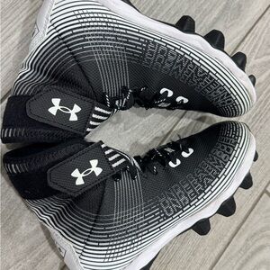 Under Armour Kids Black Cleats